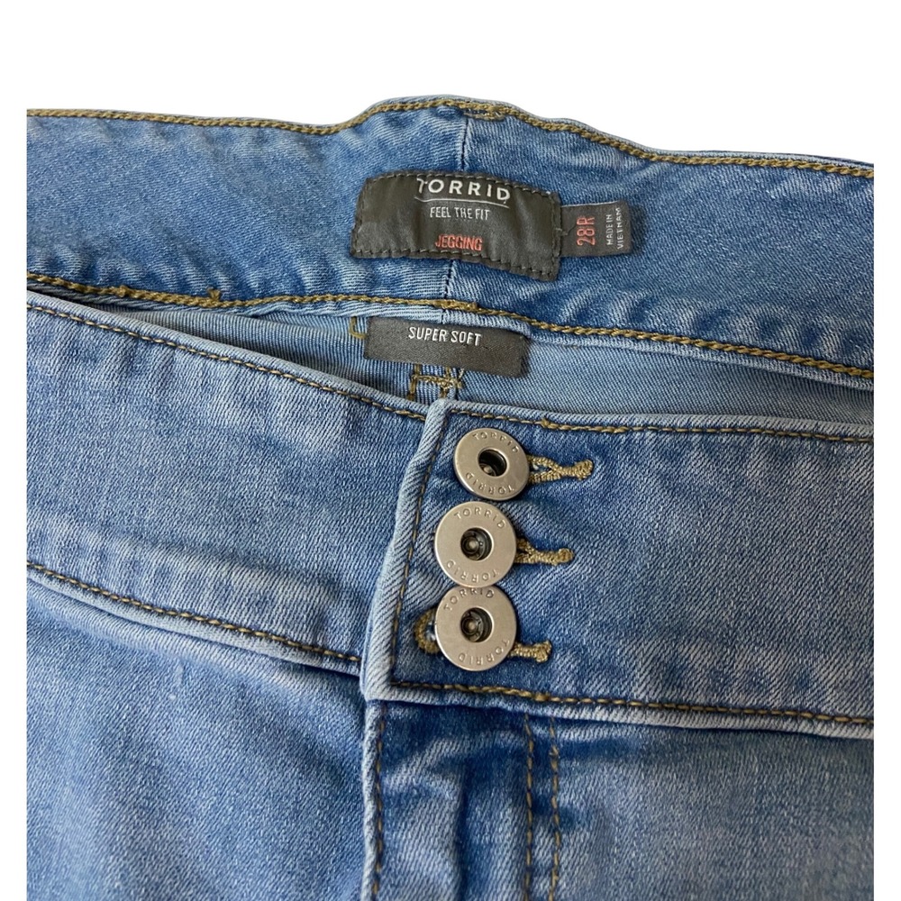Torrid Jeans Womens Super Soft‎ High Rise Jeggings Measures Approx 46x25